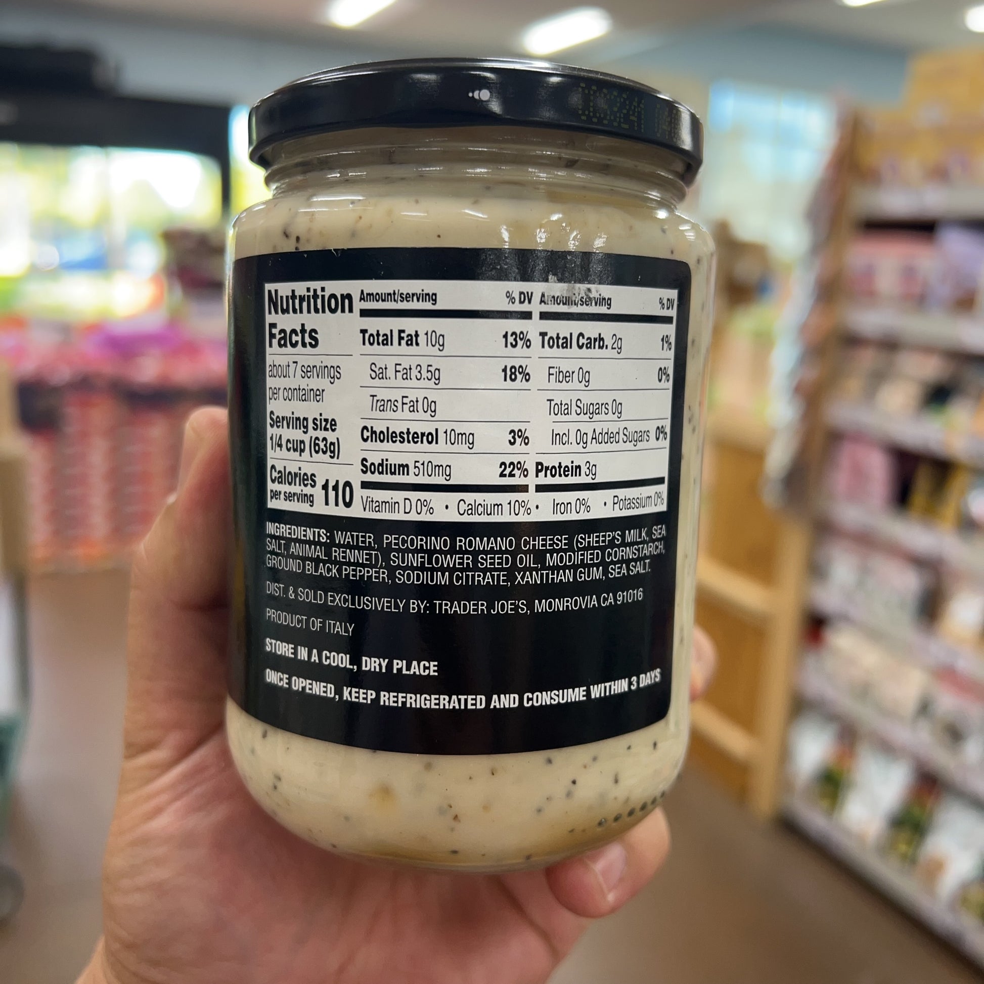 Trader Joe's Cacio e Pepe Pasta Sauce 14.5 oz product image 2