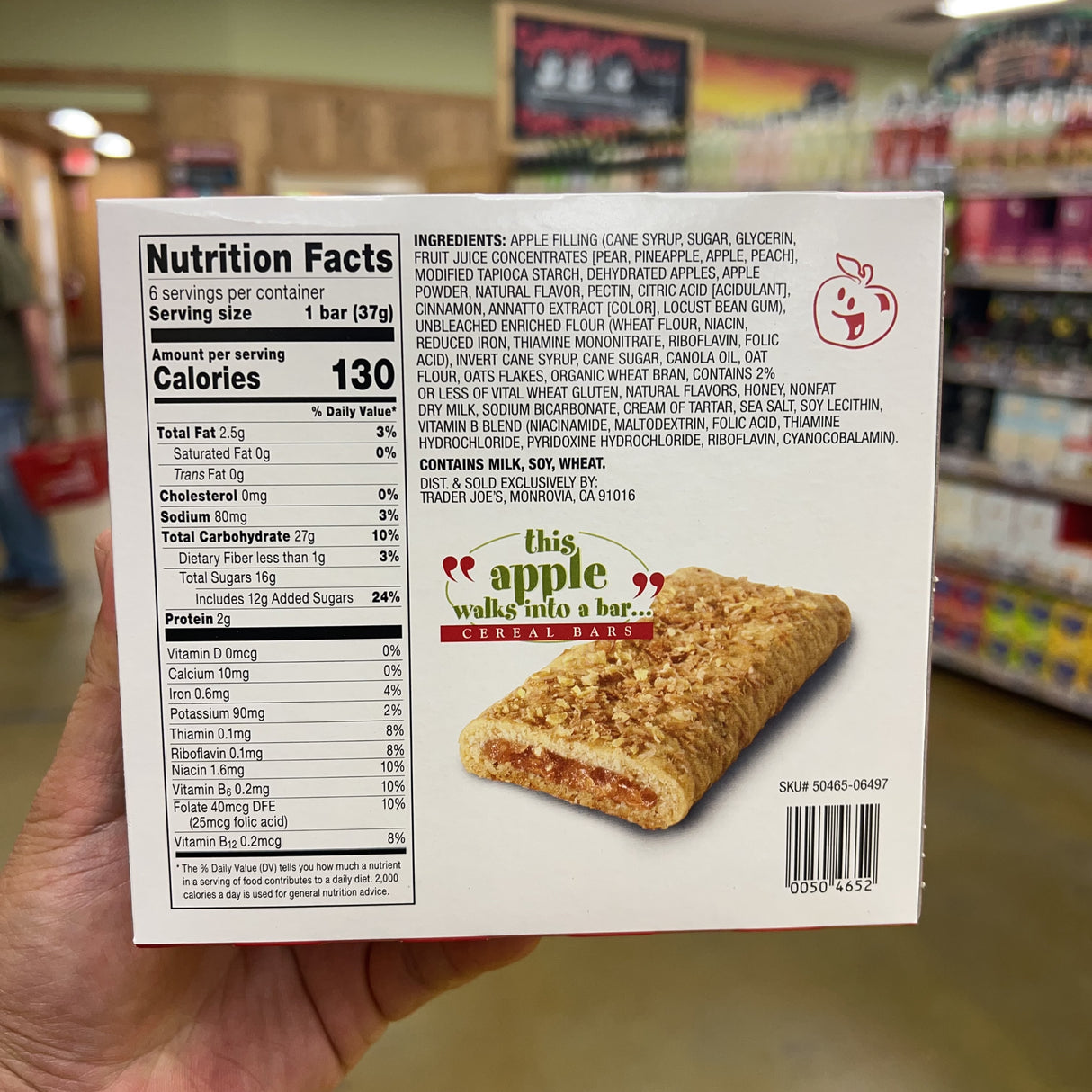 Trader Joe's This Apple Walks Into a Bar Cereal Bars 7.8 oz product image 2