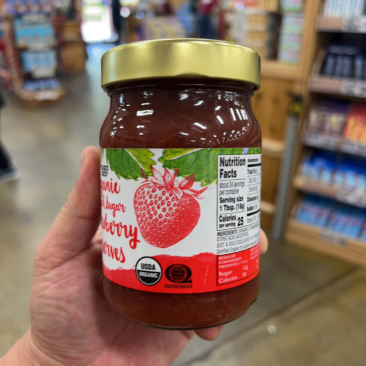 Trader Joe's Organic Reduced Sugar Strawberry Preserves 15.2 oz product image 4