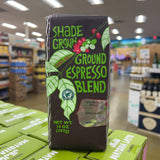 Trader Joe's Shade Grown Ground Espresso Blend Dark Roast 100% Arabica Fine Grind 14 oz