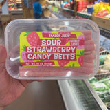 Trader Joe's Sour Strawberry Candy Belts 10 oz — product image 4