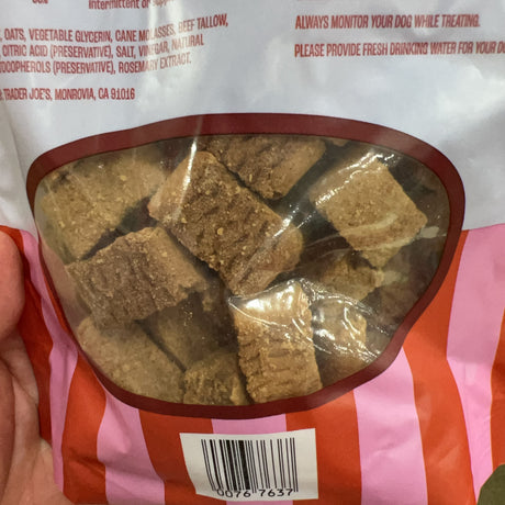 Trader Joe's Beef & Sweet Potato Recipe Stuffies Dog Treats, 14 oz product image 2