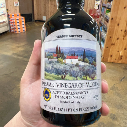 Trader Joe's Balsamic Vinegar of Modena PGI Certified Product of Italy 16.9 fl oz