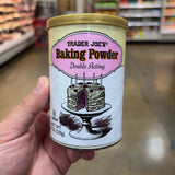 Trader Joe's Baking Powder Double Acting