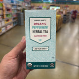 Trader Joe's Organic Peppermint Herbal Tea 20 Bags 1.13 oz product image 4
