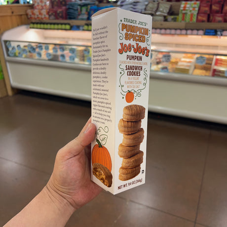 Trader Joe's Pumpkin Spiced Joe-Joe's Pumpkin Sandwich Cookies 9.4 oz product image 3