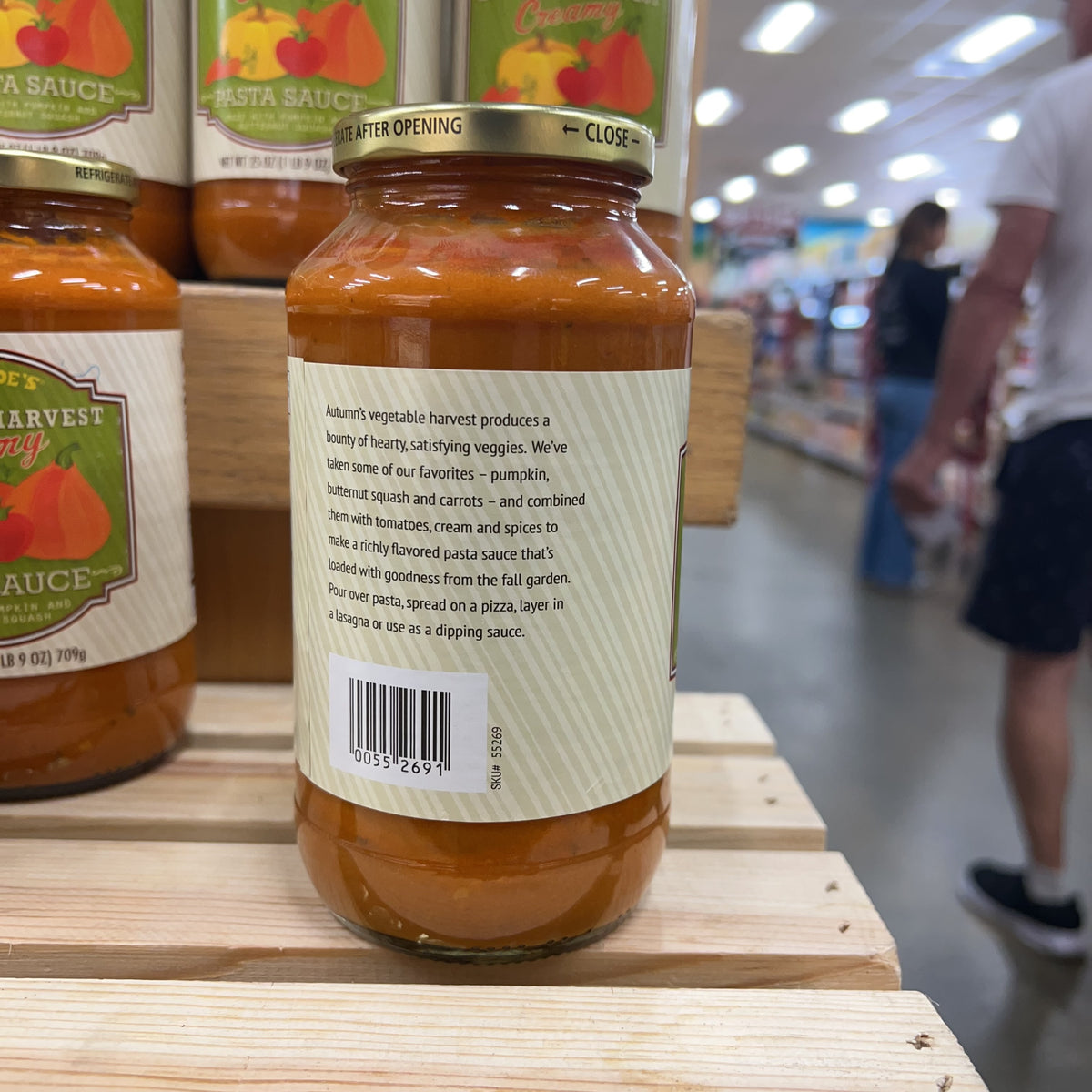 Trader Joe’s Autumnal Harvest Creamy Pasta Sauce 25 oz - product image 3