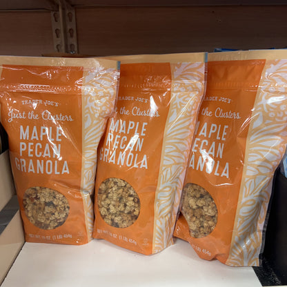 Trader Joe's Just the Clusters Maple Pecan Granola, 16 oz