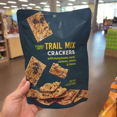 Trader Joe's Trail Mix Crackers with Mung Beans, Seeds & Cheese 4.5 oz product image 5