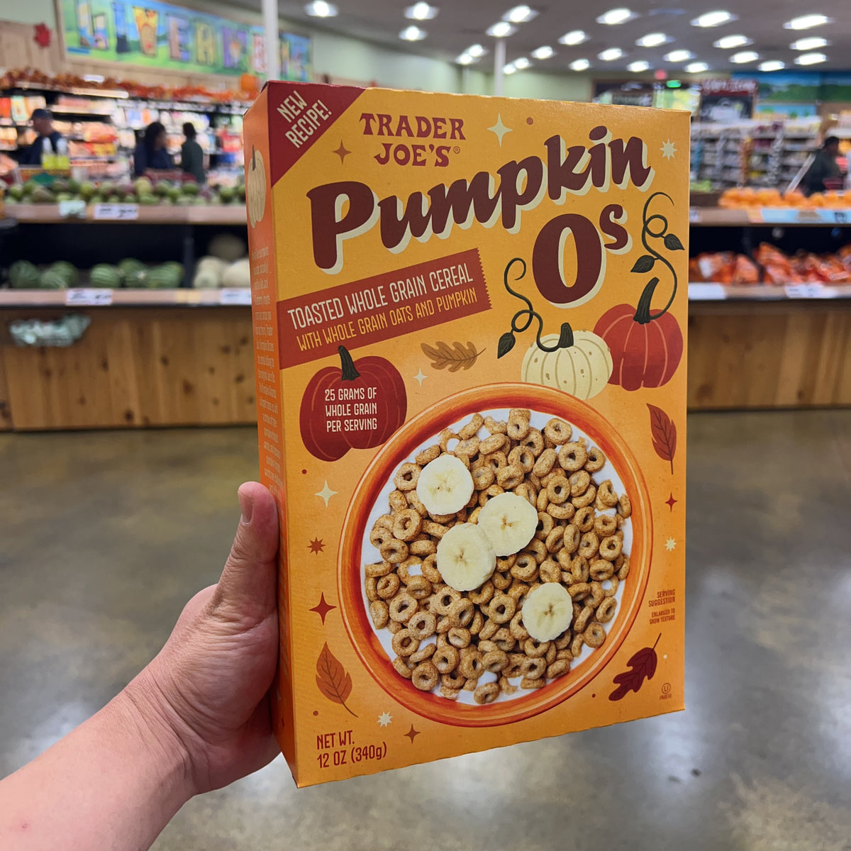 Trader Joe's Pumpkin O's Cereal, 12 oz product image 3