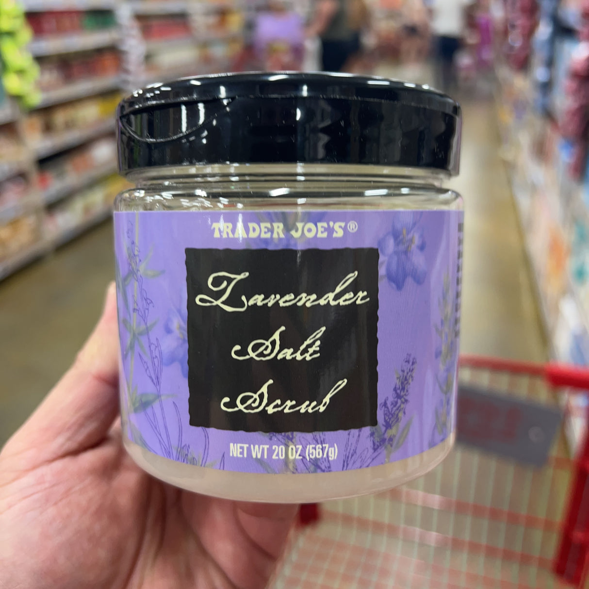 Trader Joe's Lavender Salt Scrub, 20 oz