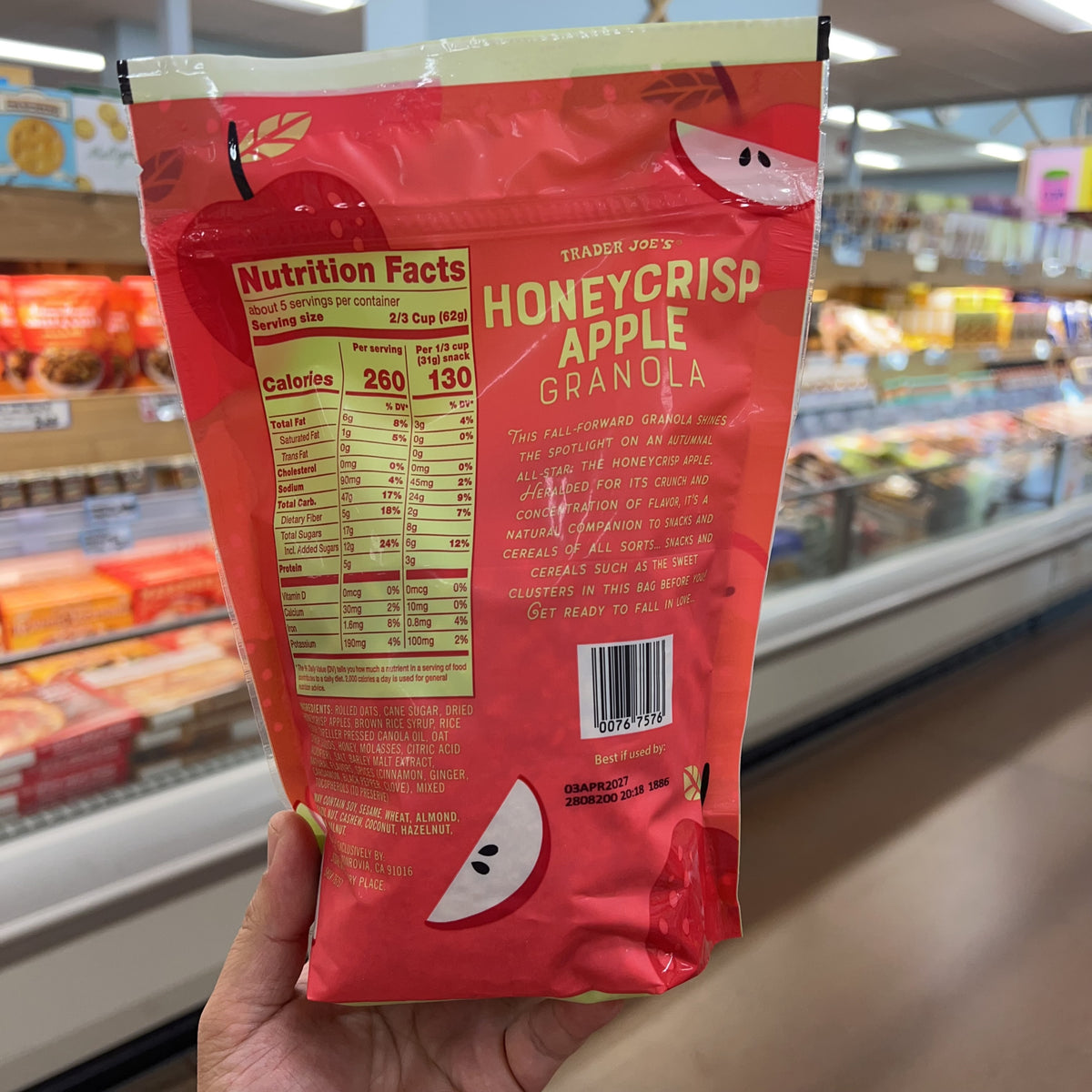 Trader Joe's Honeycrisp Apple Granola 12 oz product image 7