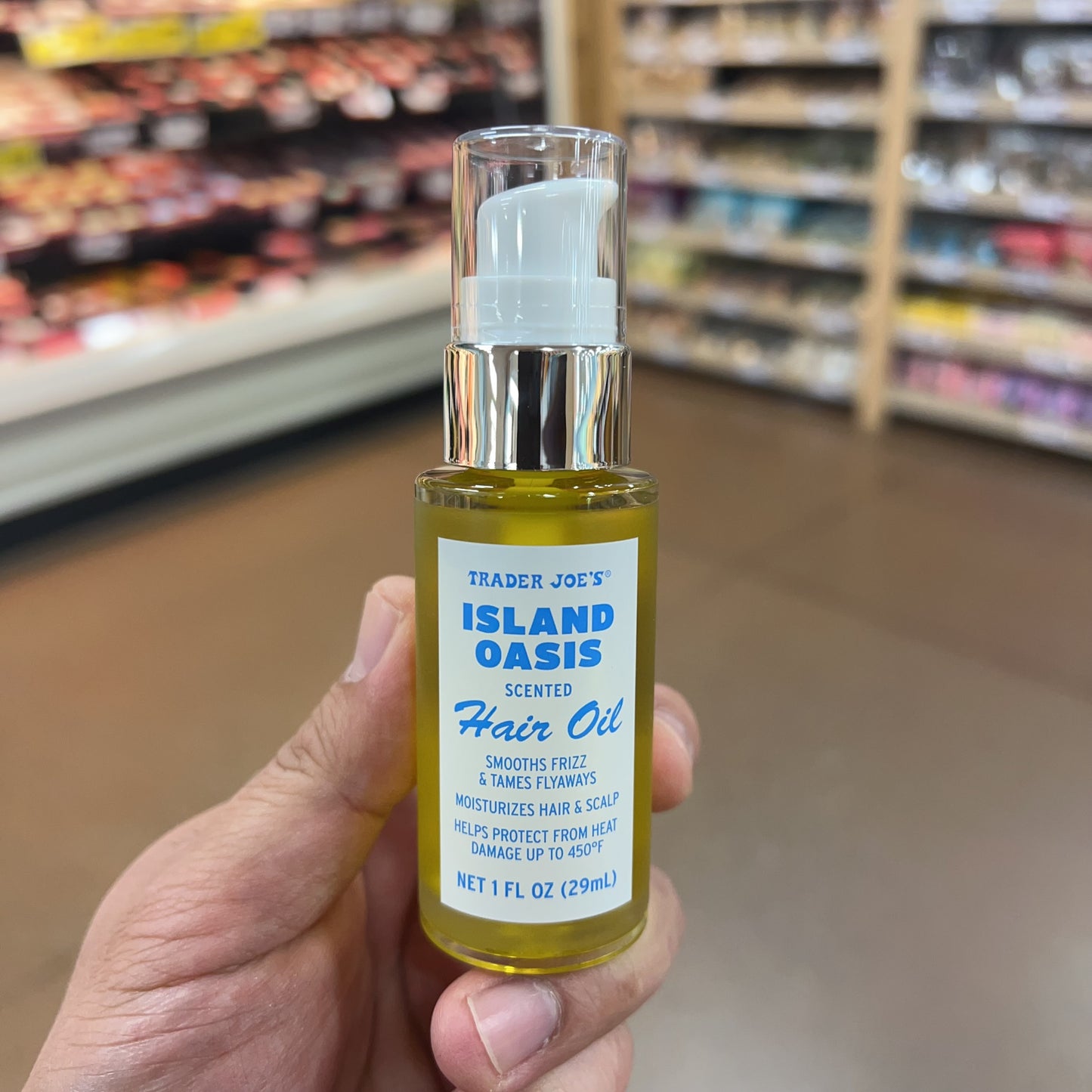Trader Joe's Island Oasis Scented Hair Oil 1 fl oz (29mL)