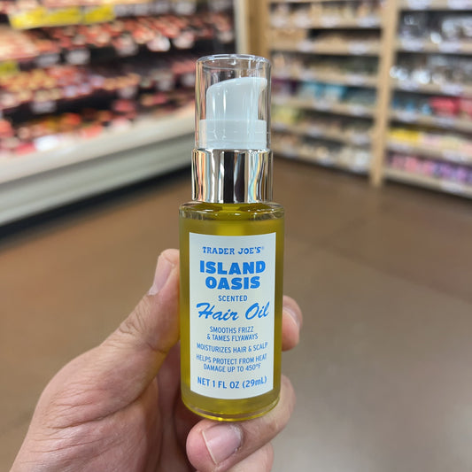 Trader Joe's Island Oasis Scented Hair Oil 1 fl oz (29mL)