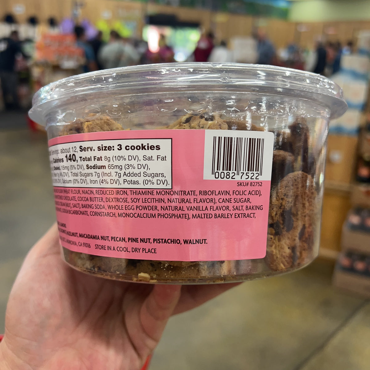 Trader Joe's Dark Chocolate Chunk and Almond Cookies 13 oz (369g) product image 10