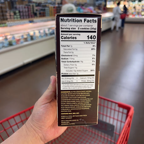 Trader Joe's Gluten Free Crispy & Crunchy Chocolate Chip Cookies 7 oz product image 2