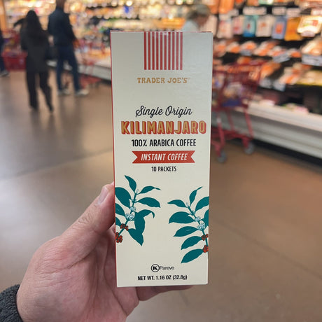 Trader Joe's Kilimanjaro Single Origin Instant Coffee 100% Arabica • 10 Packets • 1.16 oz