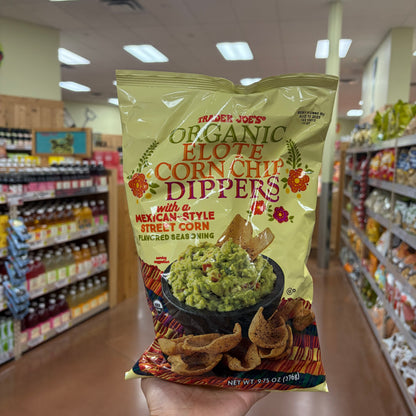 Trader Joe's Organic Elote Corn Chip Dippers, 9.75 oz (276g)