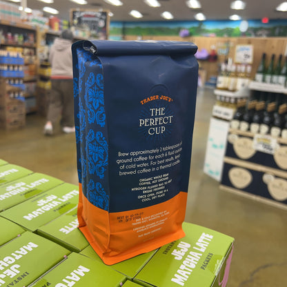 Trader Joe's Organic French Roast Decaf Coffee Dark Roast 100% Arabica Whole Bean 13 oz