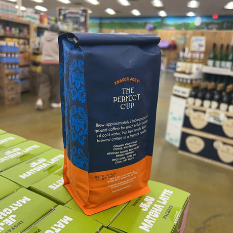 Trader Joe's Organic French Roast Decaf Coffee Dark Roast 100% Arabica Whole Bean 13 oz