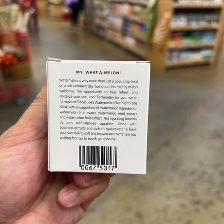 Trader Joe's Watermelon Overnight Face Mask 2 oz