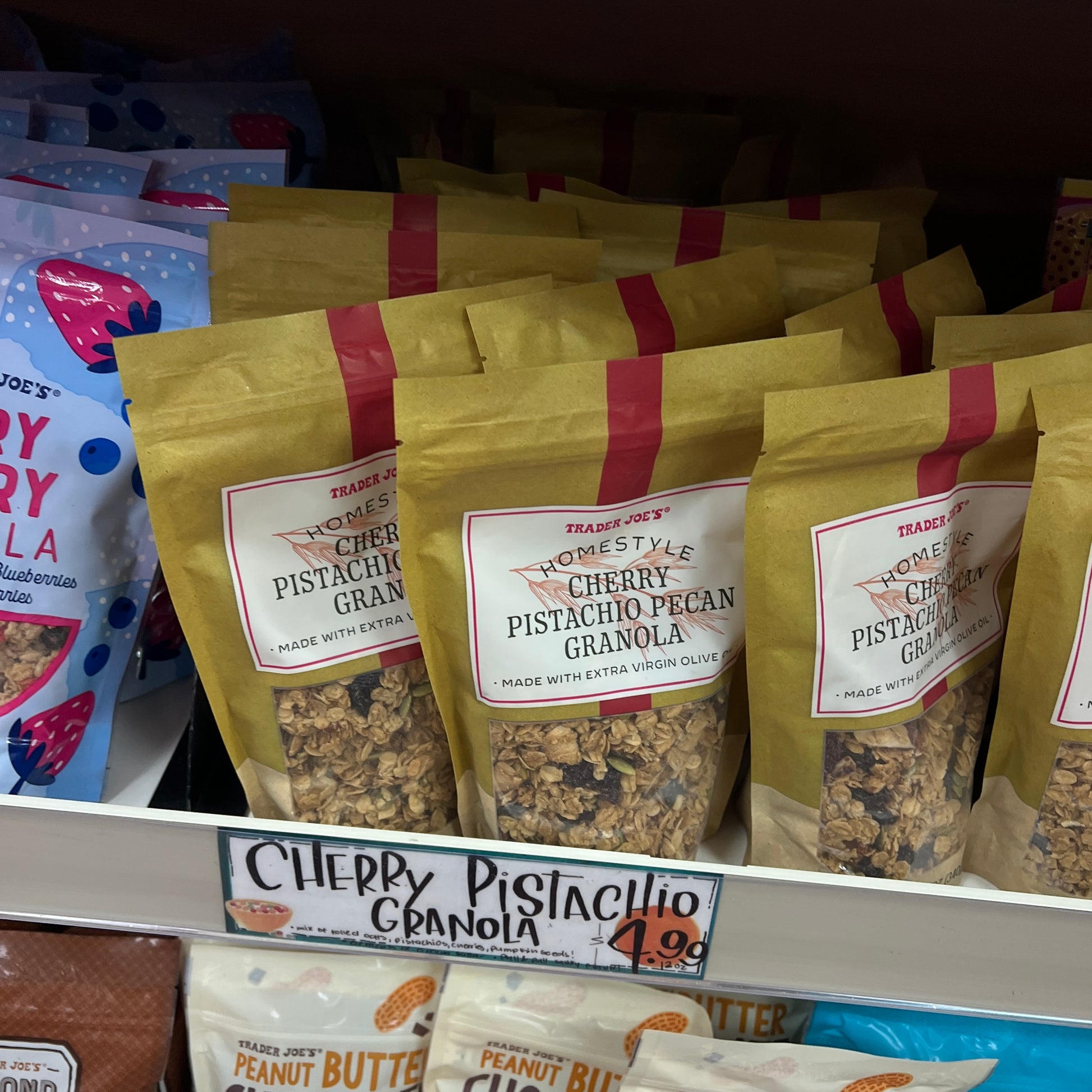 Trader Joe's Homestyle Cherry Pistachio Pecan Granola
