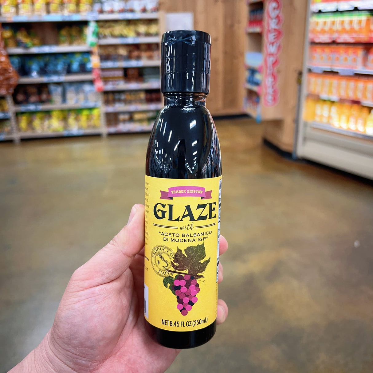 Trader Joe's Balsamic Glaze with Aceto Balsamico di Modena IGP Product of Italy 8.45 fl oz
