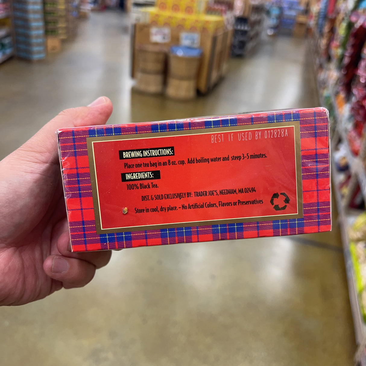 Trader Joe's Specialty Teas English Breakfast Bagged Tea 48 Bags 3.84 oz product image 2