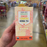 Trader Joe's Organic Ginger Turmeric Herbal Tea 20 Bags 1.6 oz product image 4