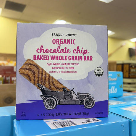 Trader Joe’s Organic Chocolate Chip Baked Whole Grain Bars 6 Pack 7.62 oz product image 5