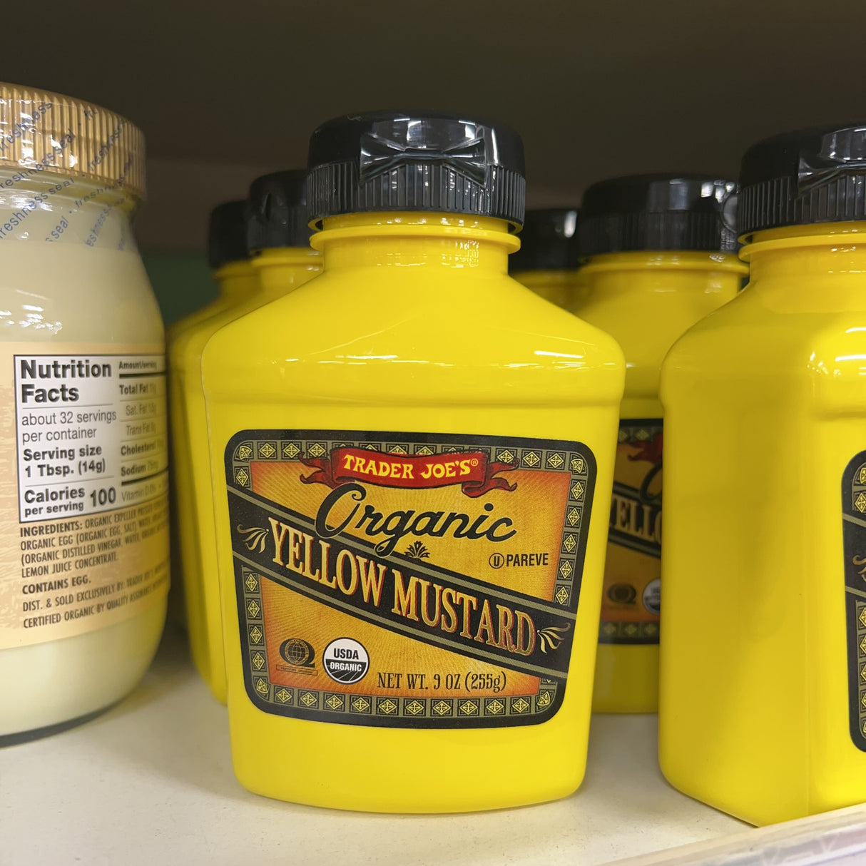 Trader Joe's Organic Yellow Mustard 9 oz product image