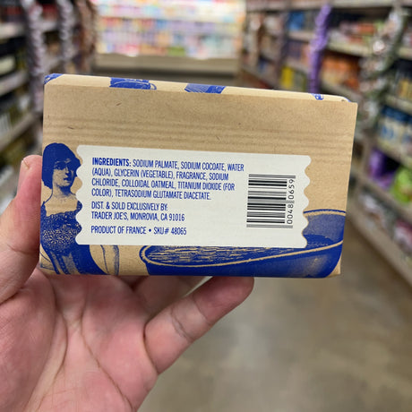 Trader Joe's Oatmeal Exfoliant Bar Almond Ginger 8.8 oz – package detail view 2