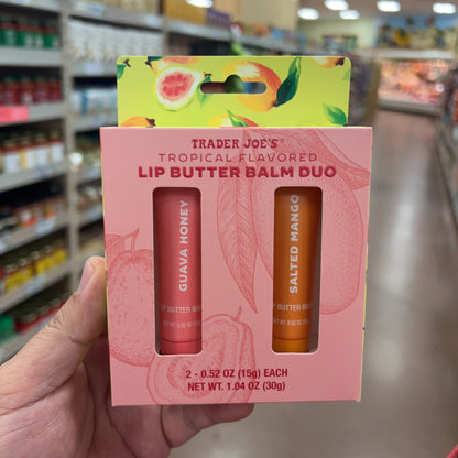 Trader Joe's Tropical Flavored Lip Butter Balm Duo