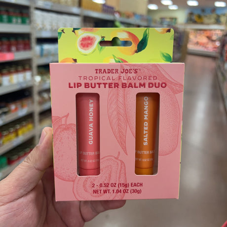 Trader Joe's Tropical Flavored Lip Butter Balm Duo