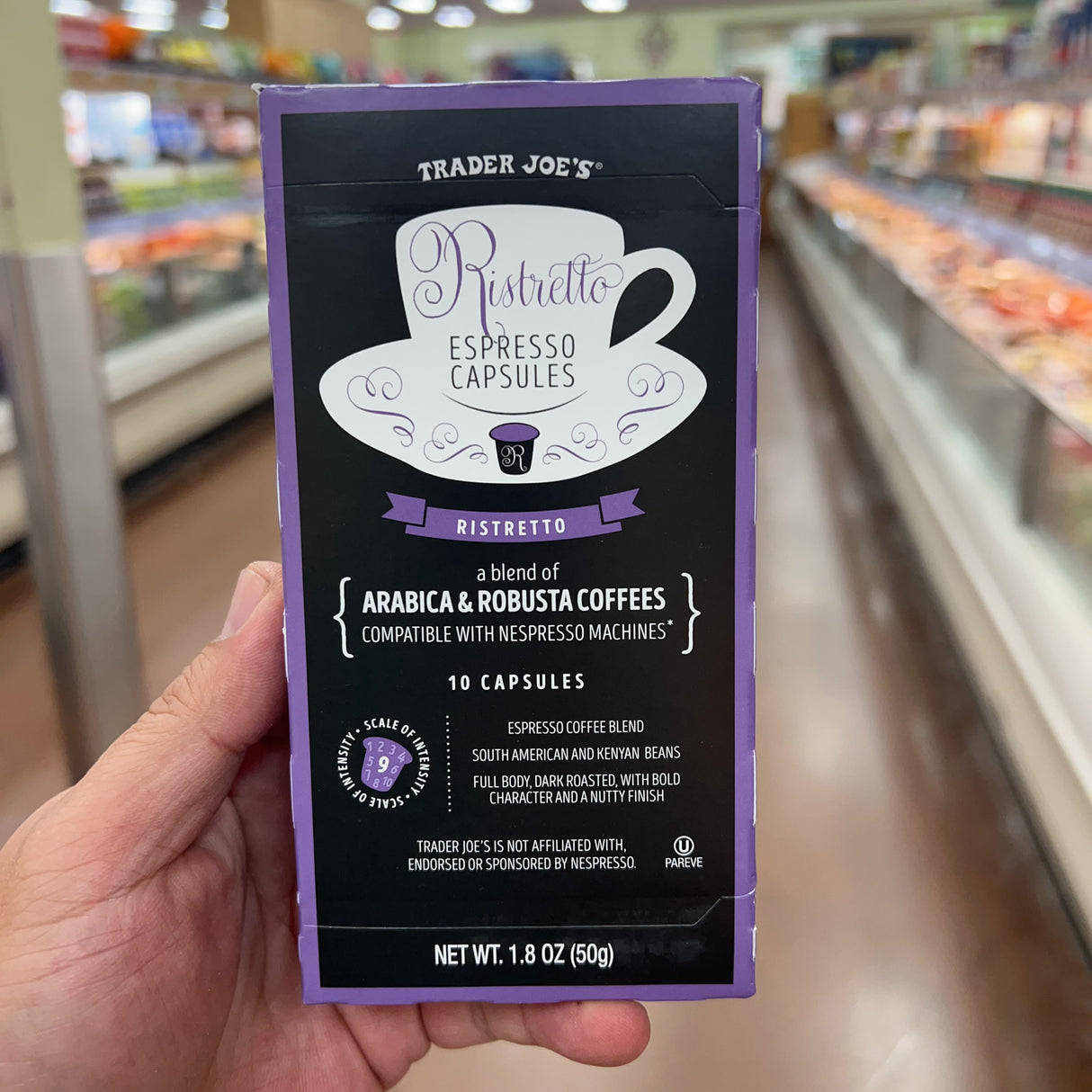 Trader Joe's Ristretto Espresso Capsules 10 ct