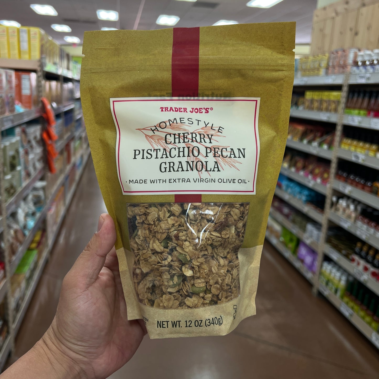 Trader Joe's Homestyle Cherry Pistachio Pecan Granola