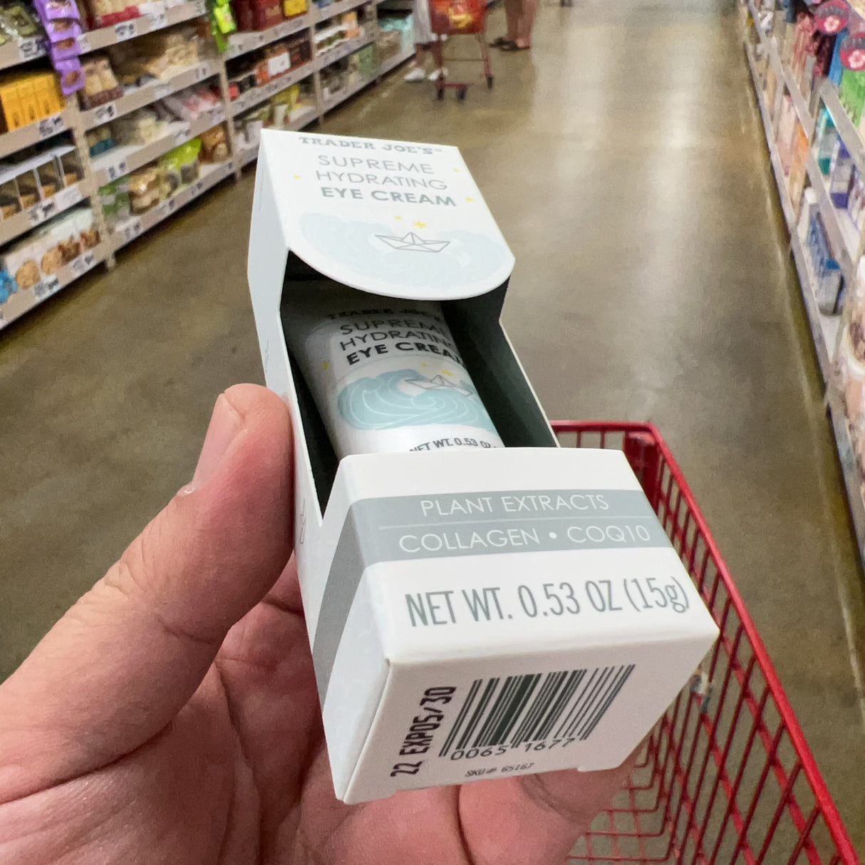 Trader Joe's Supreme Hydrating Eye Cream 0.53 oz