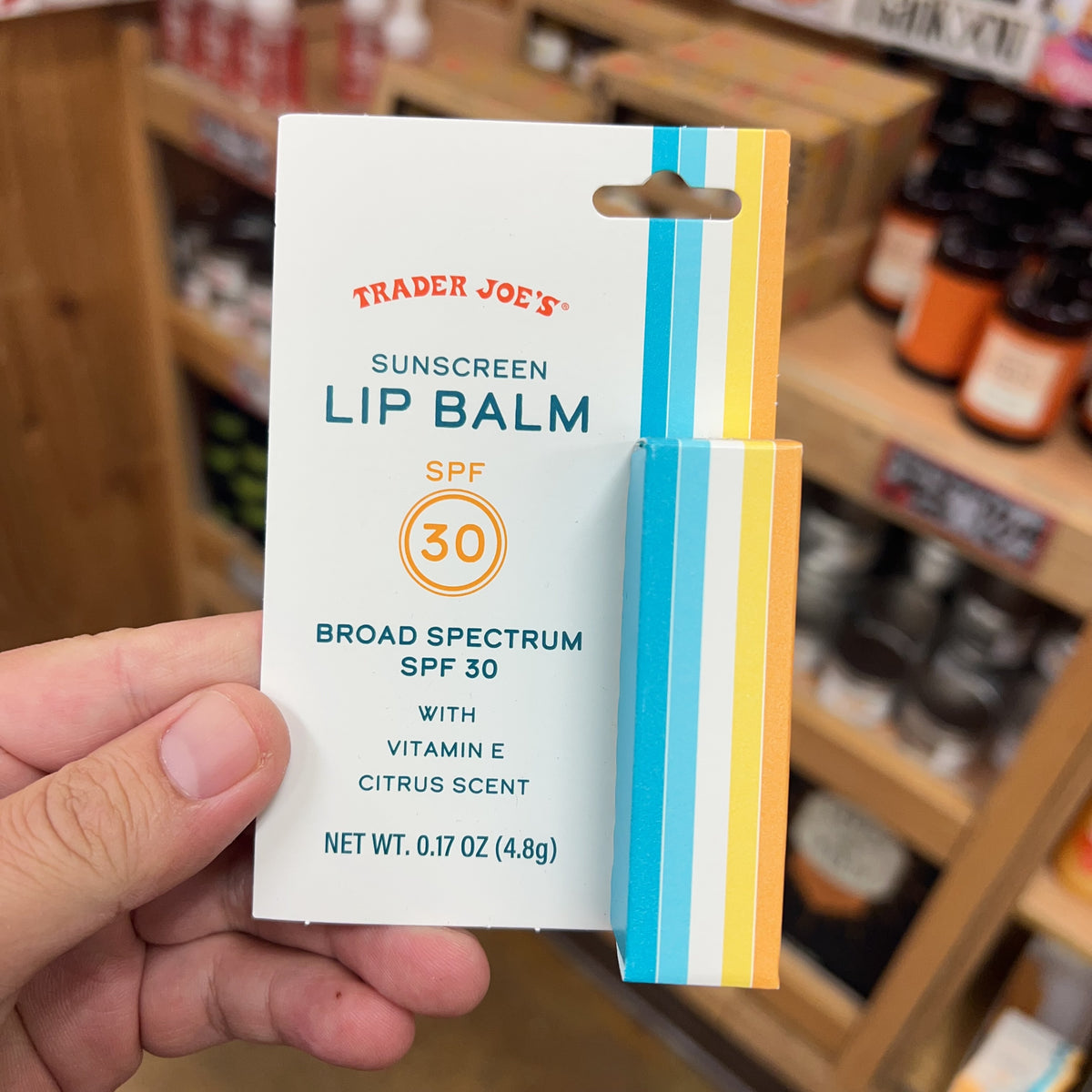 Trader Joe's Sunscreen Lip Balm SPF 30 — additional product detail