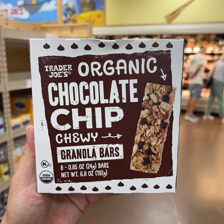 Trader Joe's Organic Chocolate Chip Chewy Granola Bars 8 Pack 6.8 oz product image 4