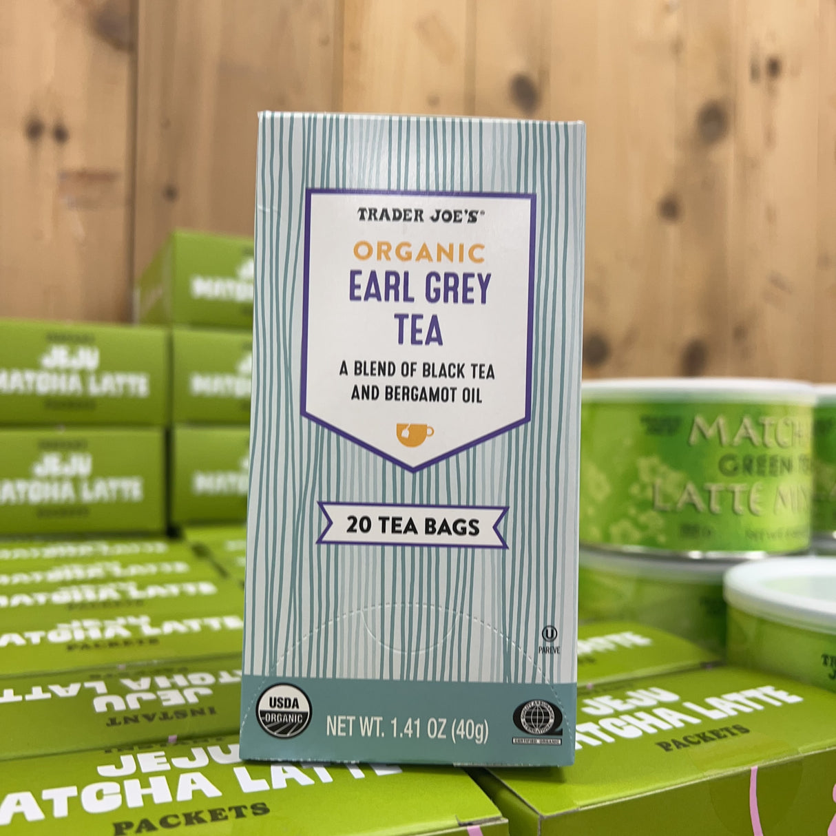 Trader Joe's Organic Earl Grey Tea 20 Bags 1.41 oz product image