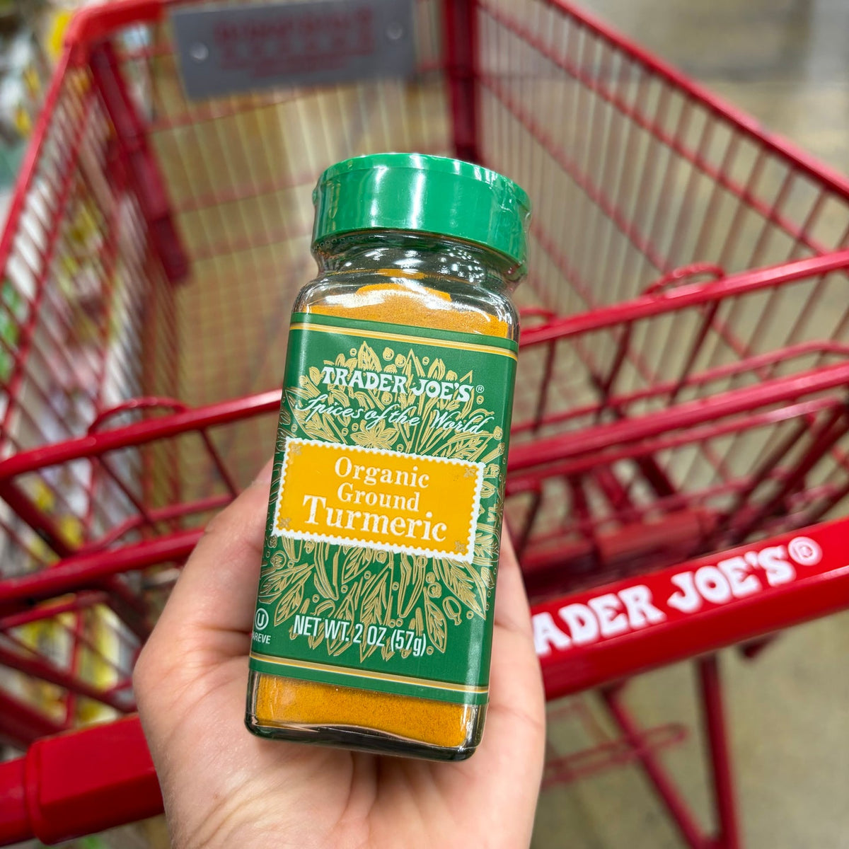 Trader Joe's USDA Organic Ground Turmeric 2 oz (57g) | Kosher | Pure Turmeric Spice