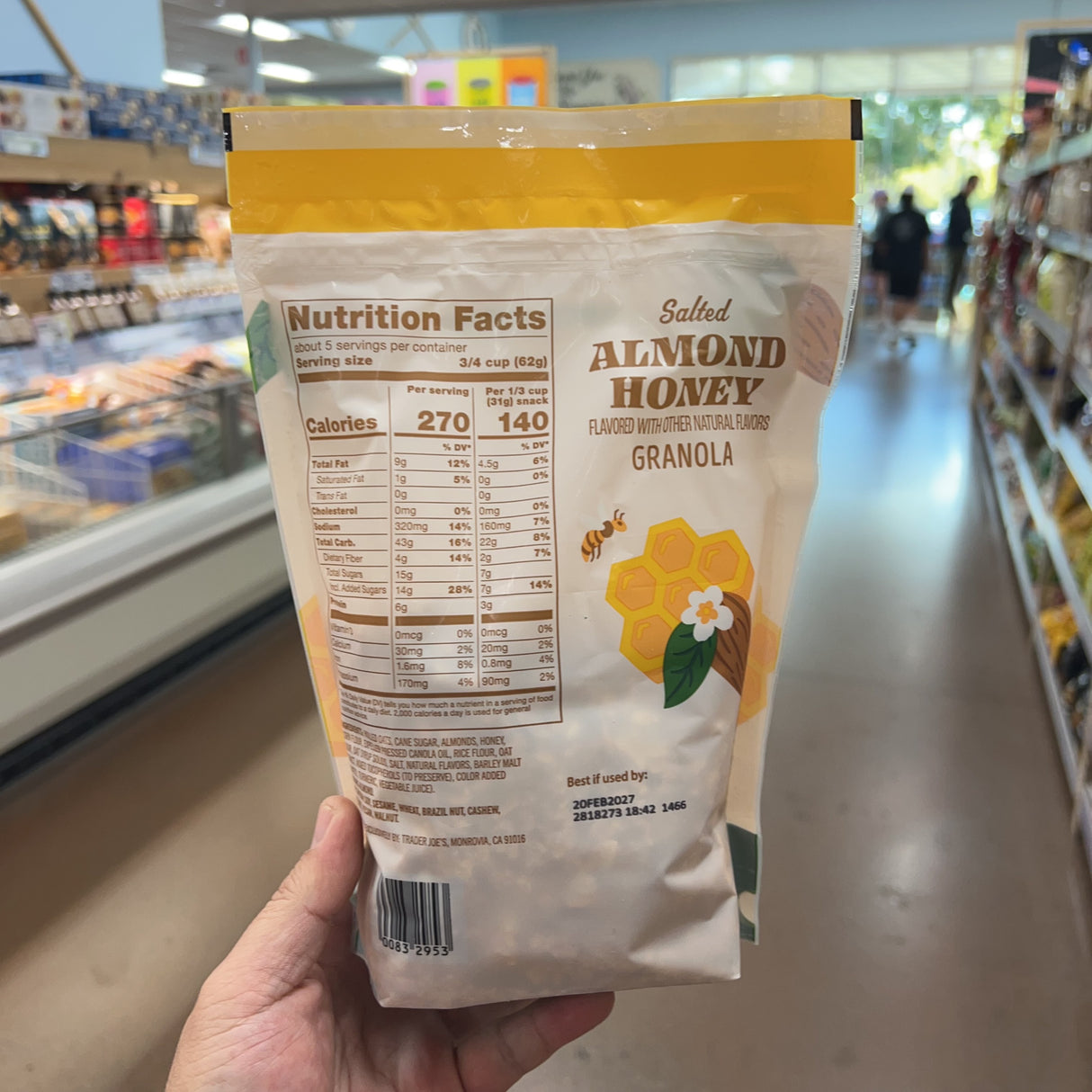 Trader Joe's Salted Almond Honey Granola 12 oz product image 4