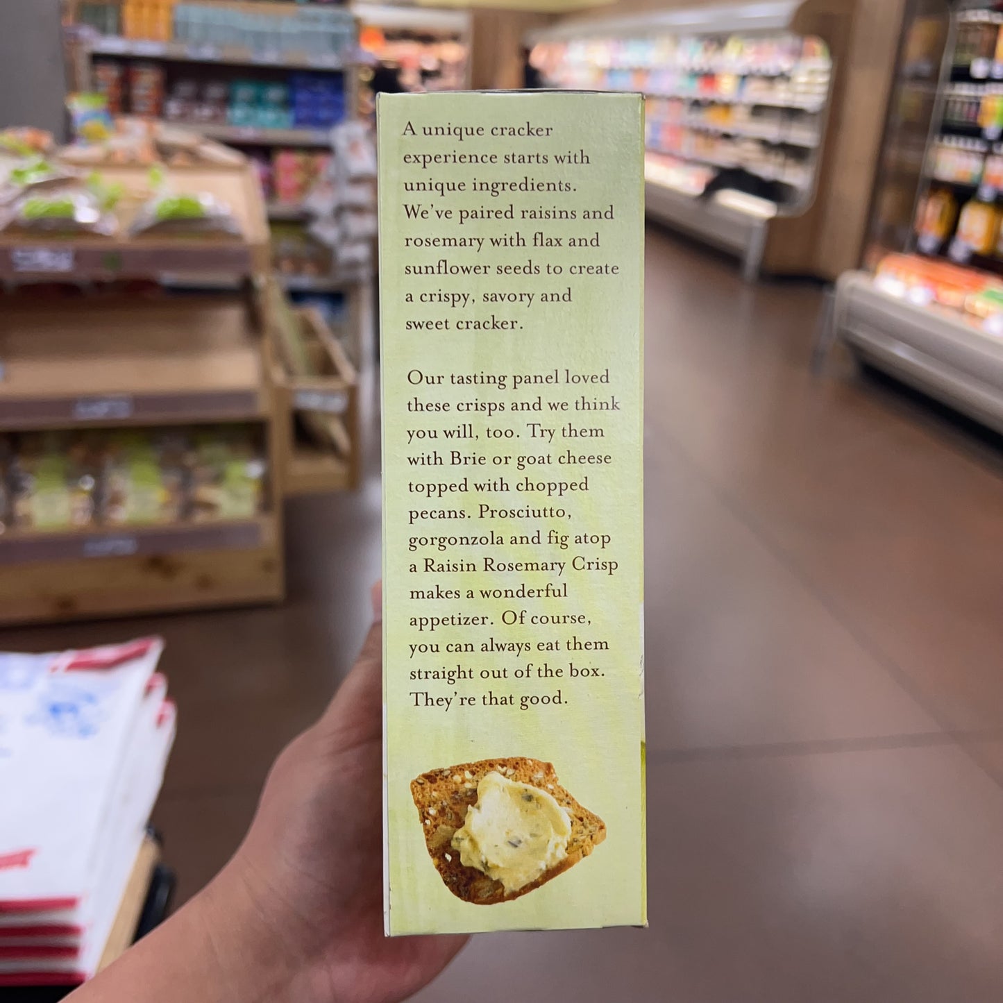 Trader Joe's Raisin Rosemary Crisps