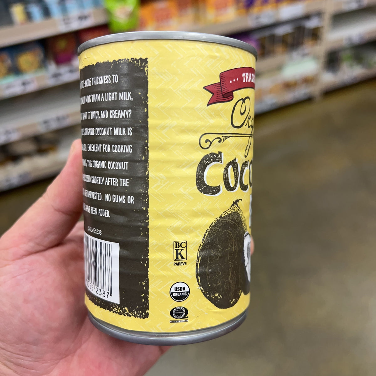 Trader Joe's Organic Coconut Milk, 13.5 fl oz product image 5