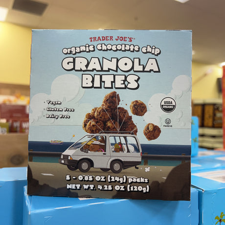 Trader Joe’s Organic Chocolate Chip Granola Bites 5 Pack 4.25 oz product image