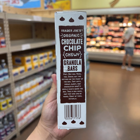Trader Joe's Organic Chocolate Chip Chewy Granola Bars 8 Pack 6.8 oz product image 5