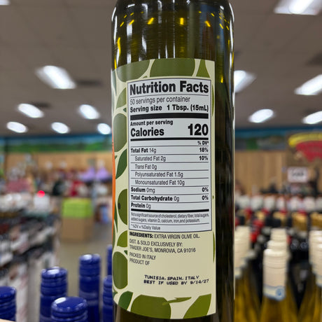 Trader Joe's Main Squeeze Extra Virgin Olive Oil, 25.4 fl oz (750mL)