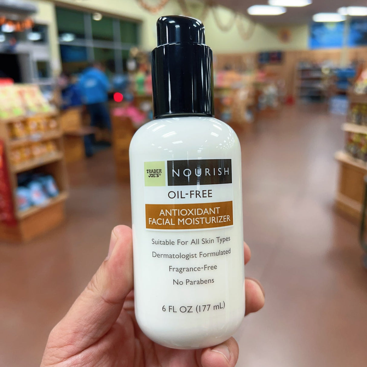 Trader Joe's Nourish Oil-Free Antioxidant Facial Moisturizer 6 fl oz