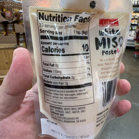 Trader Joe's White Miso Paste 5.3 oz – package detail view 4
