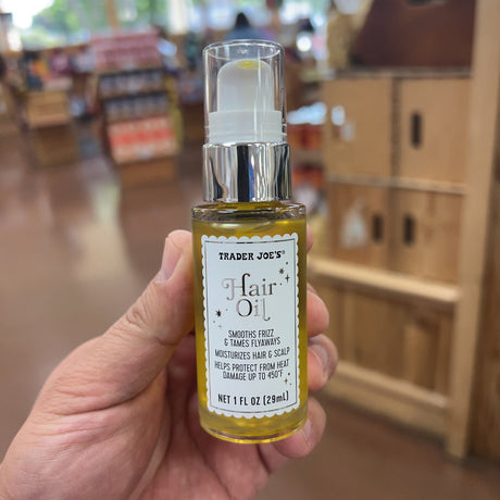 Trader Joe's Multi-Botanical Repair Hair Oil 1 fl oz 450°F Heat Protectant
